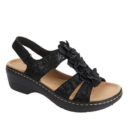 Lighteme Lässige orthopädische Sandalen für Blumen für Damen