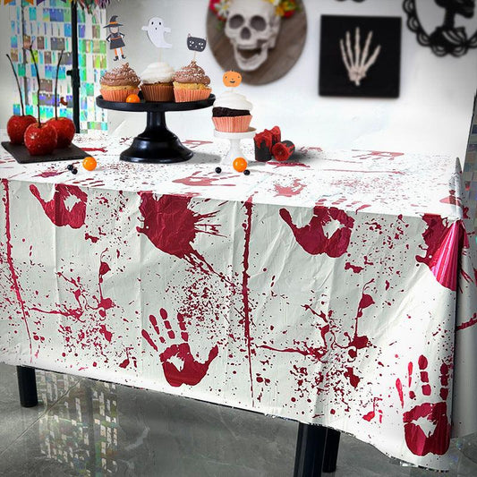 Lighteme Halloween Horror Party Tischdecke