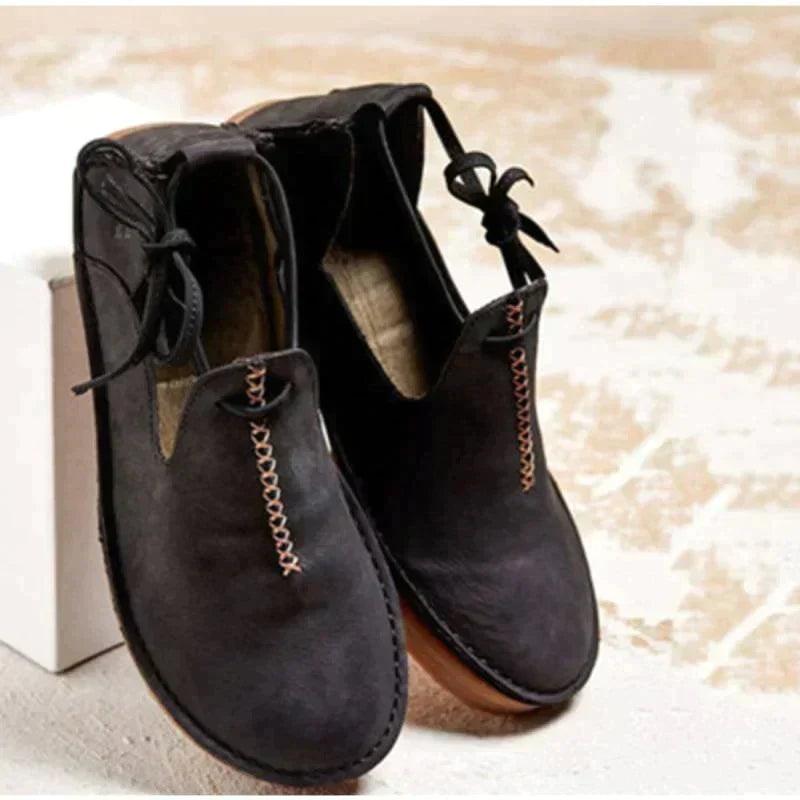 Chaussures orthopédiques en cuir élégantes Lighteme pour l'automne pour femmes 