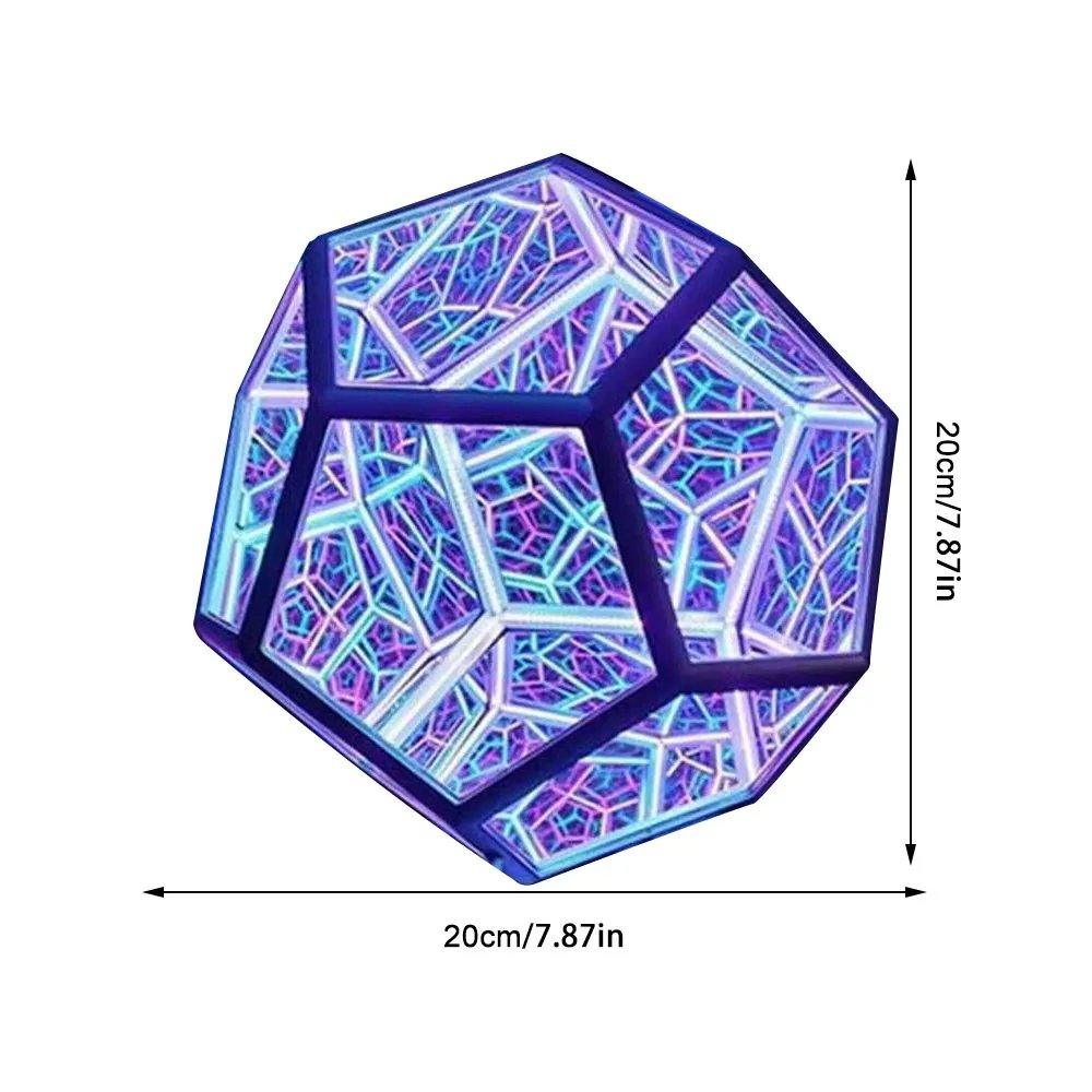 Lighteme Colorful starry sky dodecahedron night light