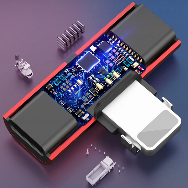 Lighteme Lightning-Adapter für iPhone (5 Farben)