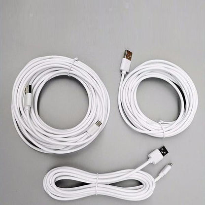 Lighteme Extra langes Datenkabel für iPhone, Android und USB-C