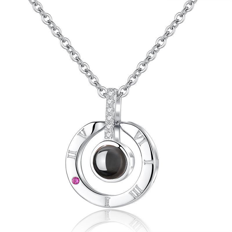 Ihrtrade 100 Languages, Love Necklace, Love Ring,Colored Contact Lenses