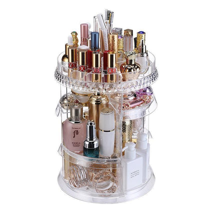 This 360° rotating organizer is perfect for you, your family, and friends