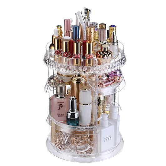 This 360° rotating organizer is perfect for you, your family, and friends