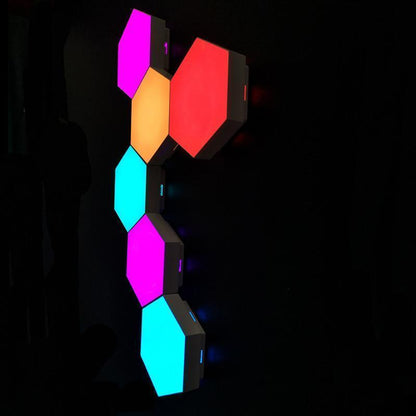 Then simply display on any surface or wall with the included sticky pads or with nails