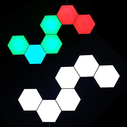Then simply display on any surface or wall with the included sticky pads or with nails