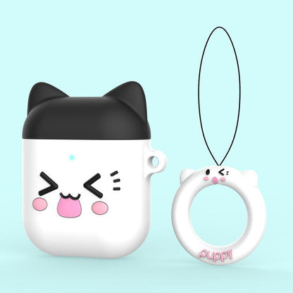 Lighteme AirPods Schutzhülle mit niedlichem Cartoon-Motiv (6 Farben)