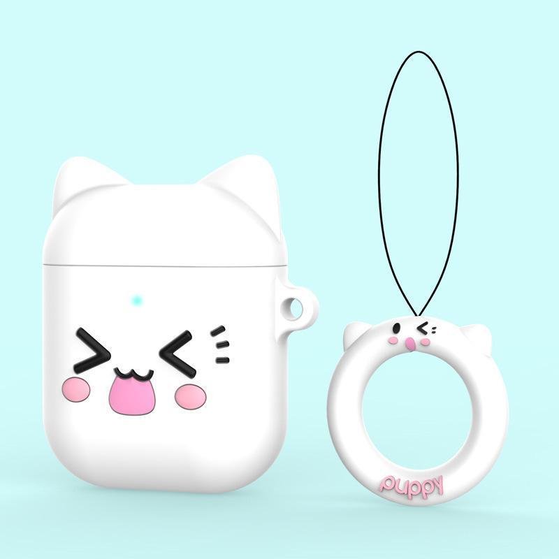 Lighteme AirPods Schutzhülle mit niedlichem Cartoon-Motiv (6 Farben)