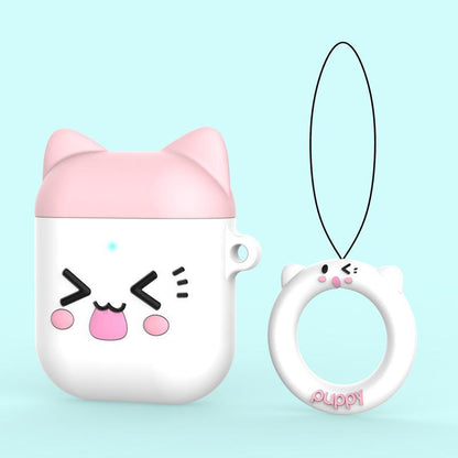 Lighteme AirPods Schutzhülle mit niedlichem Cartoon-Motiv (6 Farben)