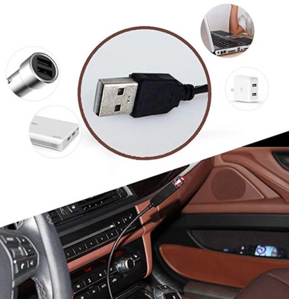 Lighteme Plug &amp; Play – Romantische USB-Nachtleuchte für Auto und Zuhause! (2 Farben)