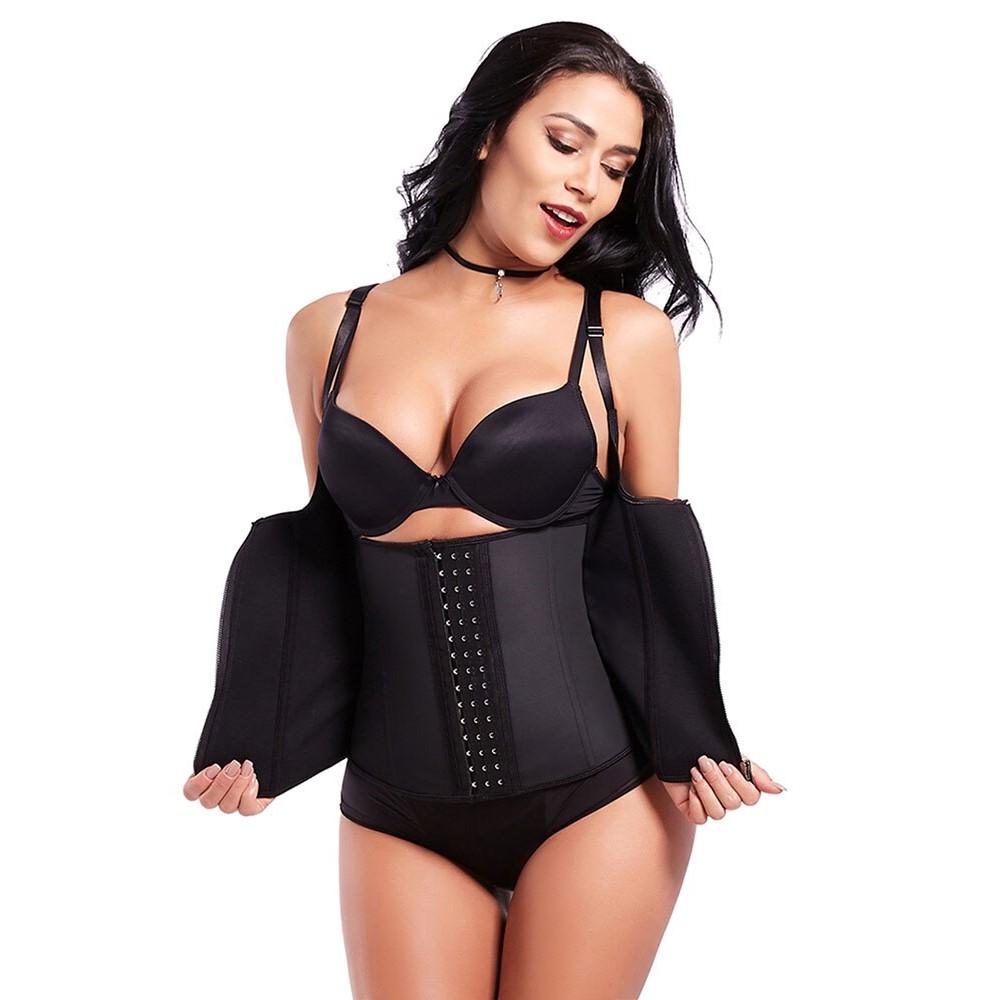 Lighteme New Body Shaper - Gilet corset à fermeture éclair pour entraîneur de taille ! 