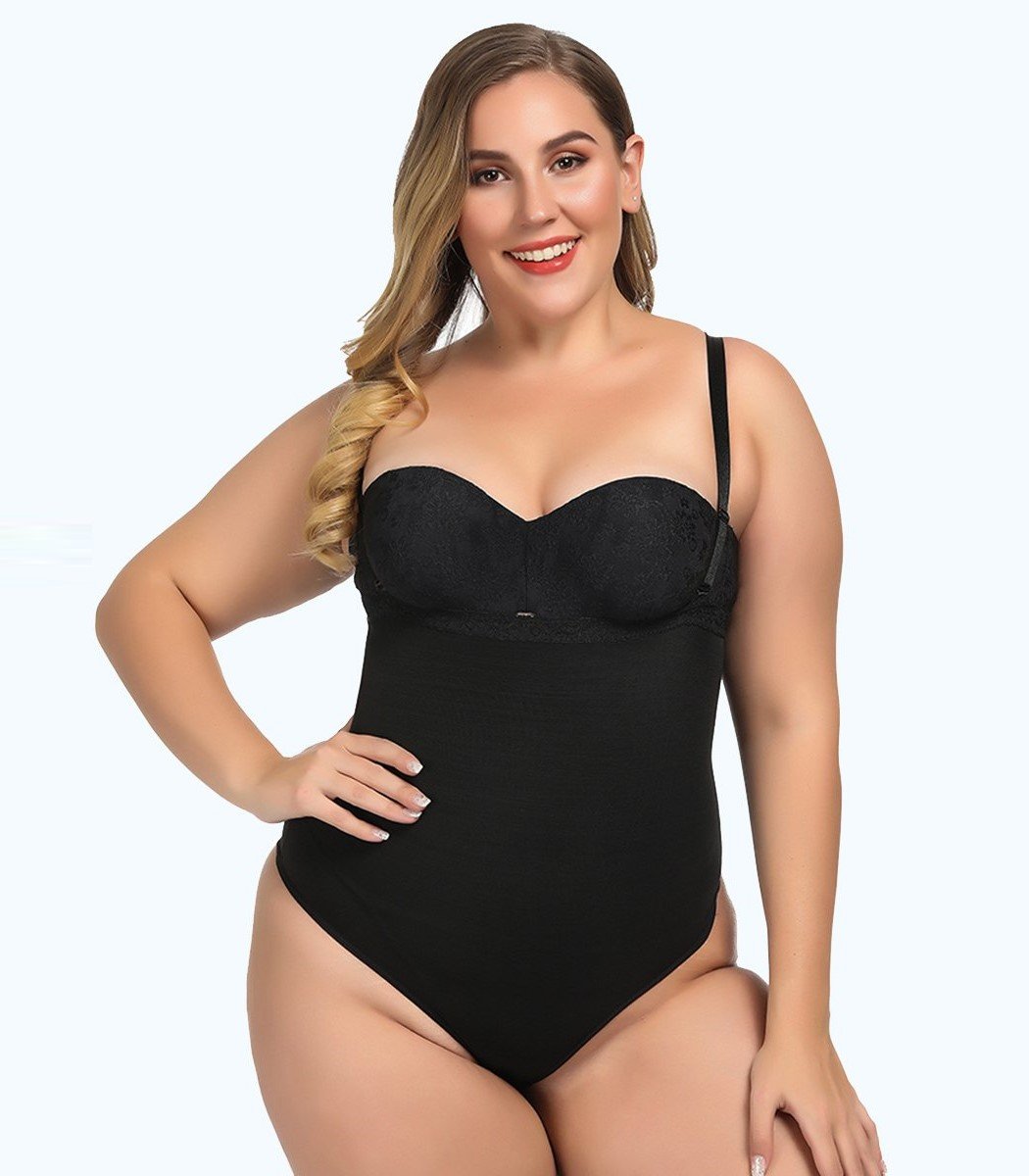 Lighteme Body string sexy grande taille gainant la taille et le ventre