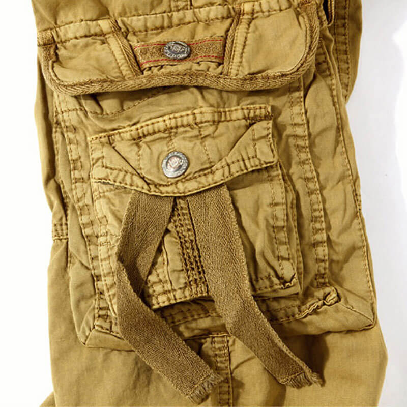 Lighteme Herren Multi Pocket Stilvolle Cargo Shorts, Wandershorts