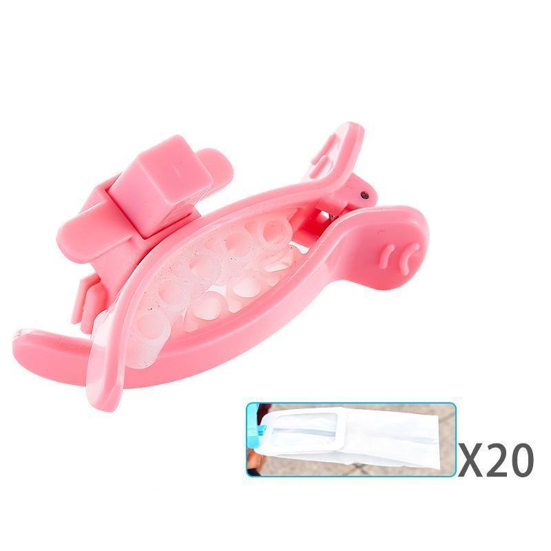 Lighteme 20 Stück Beutel + 1 Stück Hundekotbeutel mit Clip (2 Farben &amp; 2 Größen)