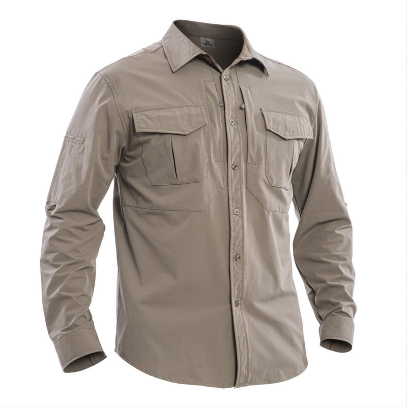 Lighteme Tactical Herren Langarmhemd, Stretchstoff, warme Jacke für den Winter
