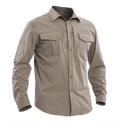 Lighteme Tactical Herren Langarmhemd, Stretchstoff, warme Jacke für den Winter