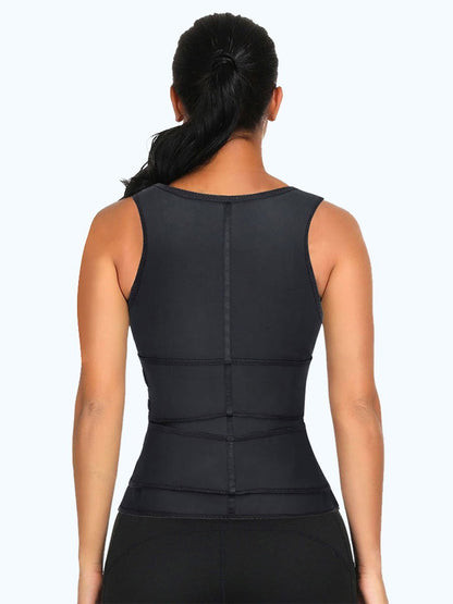 Gilet d'entraînement à la taille Lighteme Premium - Sangles de compression à double velcro avec fermeture éclair de soutien !