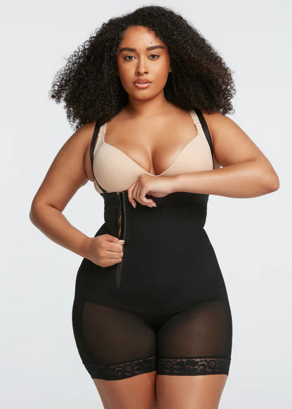 Lighteme Body Zip Up Shaper et Butt Lifter - Accès facile à la salle de bain