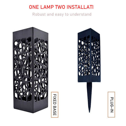 Lighteme 10-Lumen-Solar-Pollerleuchte mit Baum-Design, LED, 2er-Pack