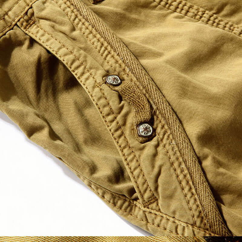 Lighteme Herren Multi Pocket Stilvolle Cargo Shorts, Wandershorts