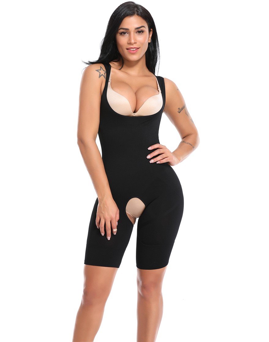 Body amincissant Lighteme - Gainant complet avec rehausseur de fesses - Accès facile à la salle de bain