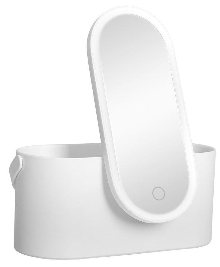 Tragbare Make-up-Box von Lighteme mit LED-beleuchtetem Spiegel