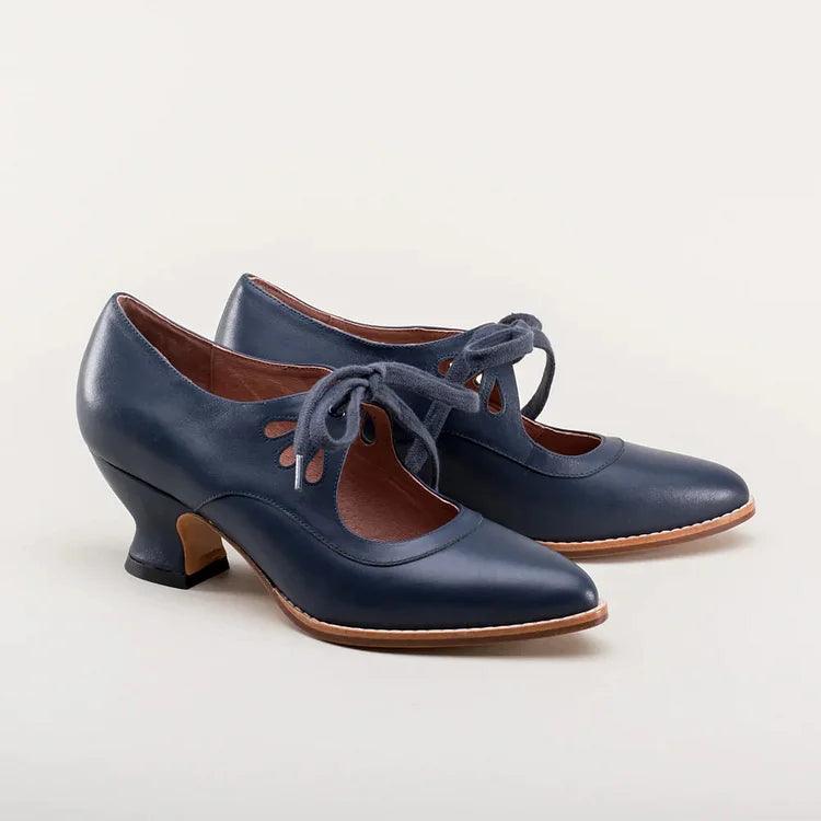 Orthopädische Schuhe mit hohem Absatz aus Leder von Lighteme für Damen