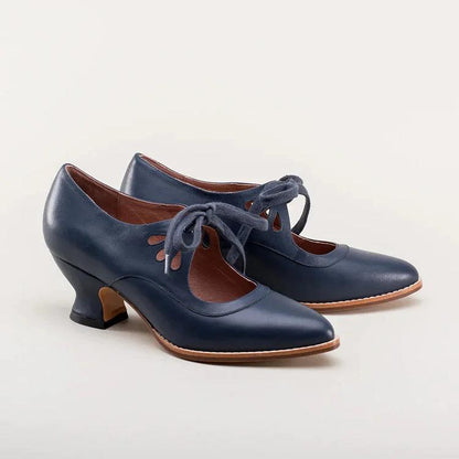 Orthopädische Schuhe mit hohem Absatz aus Leder von Lighteme für Damen