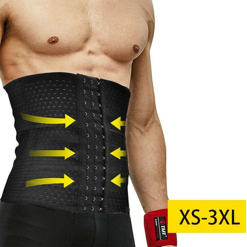 Ceinture amincissante Lighteme Premium pour homme - 3 crochets réglables