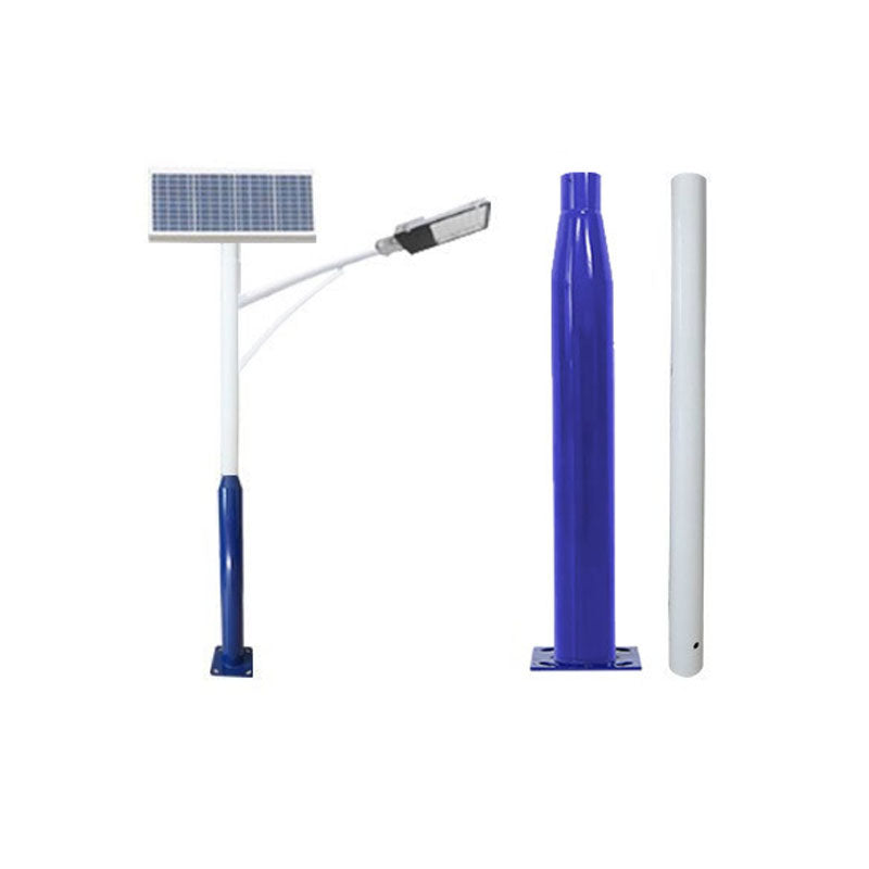 Lampadaire Lighteme de 6 m (20 pi) de qualité commerciale pour rue, stationnement et drapeau, aluminium + cage, paquet de 1