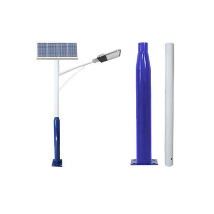 Lampadaire Lighteme de 6 m (20 pi) de qualité commerciale pour rue, stationnement et drapeau, aluminium + cage, paquet de 1