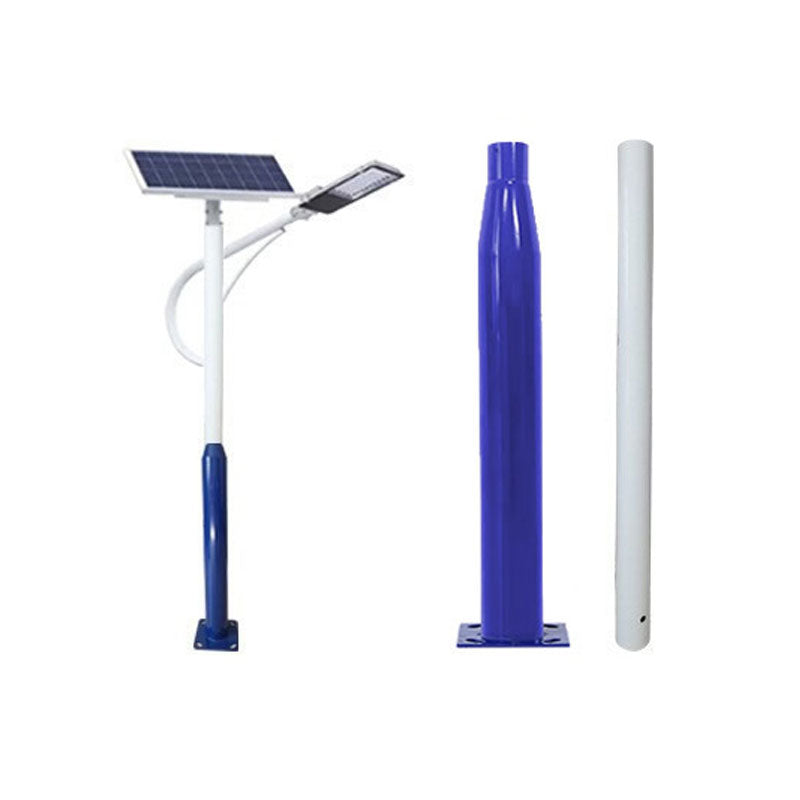 Lampadaire Lighteme de 6 m (20 pi) de qualité commerciale pour rue, stationnement et drapeau, aluminium + cage, paquet de 1