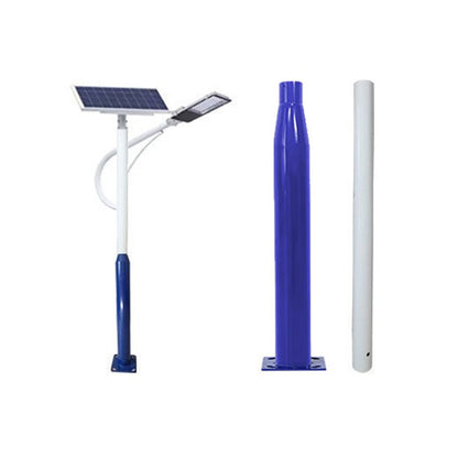 Lampadaire Lighteme de 6 m (20 pi) de qualité commerciale pour rue, stationnement et drapeau, aluminium + cage, paquet de 1