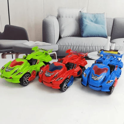Voiture LED dinosaure transformable Lighteme (3 couleurs)