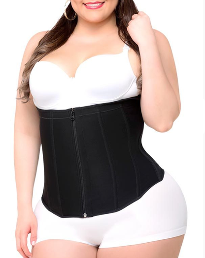 Lighteme Plus Size « Clip &amp; Zip » Waist Trainer - Body Shaper à 3 crochets et fermeture éclair ! 