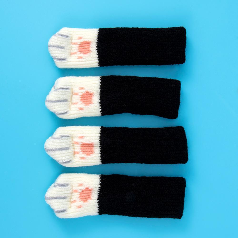 Lighteme Cat Socks Desk Chair Leg Protectors (4 colors)