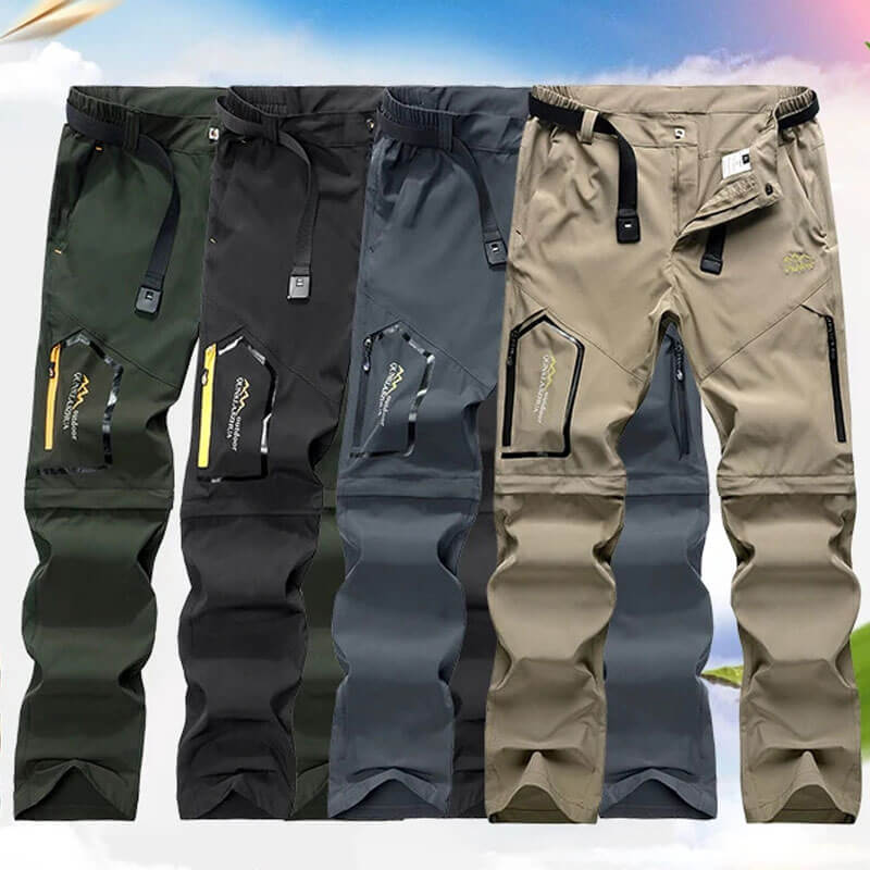 Lighteme Outdoor Quick Dry Pants &amp; Shorts – Stretch-Wanderhose mit zwei abnehmbaren Abschnitten