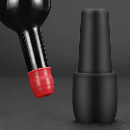 Bouchons de bouteille de vin et de champagne en silicone Lighteme | Lot de 10 pièces