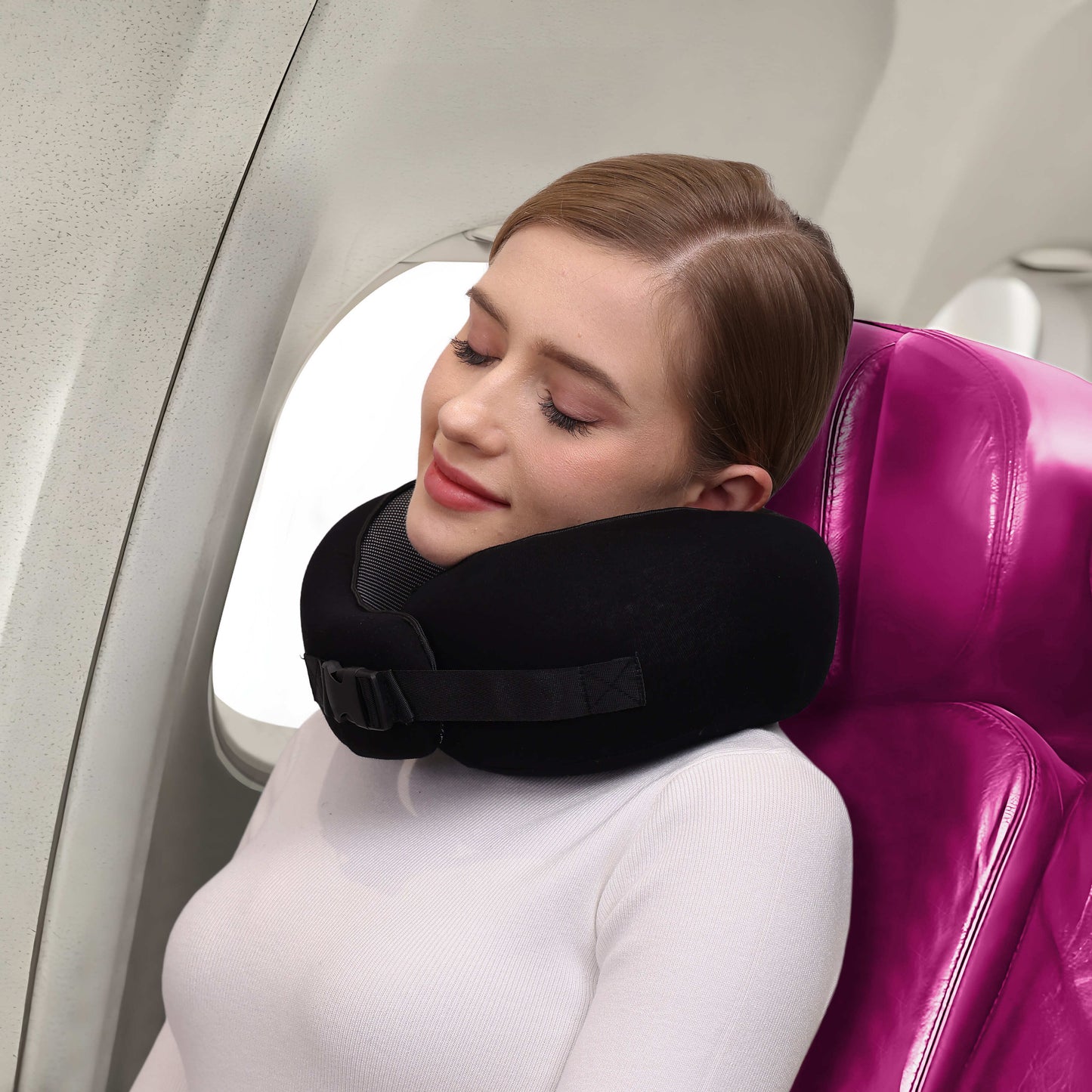 Lighteme ErgoComfort Reise-Nackenkissen für hervorragenden Halt