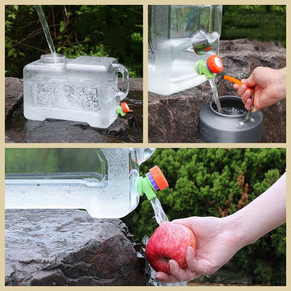 Tragbarer Outdoor-Wasserbehälter mit Wasserhahn von Lighteme