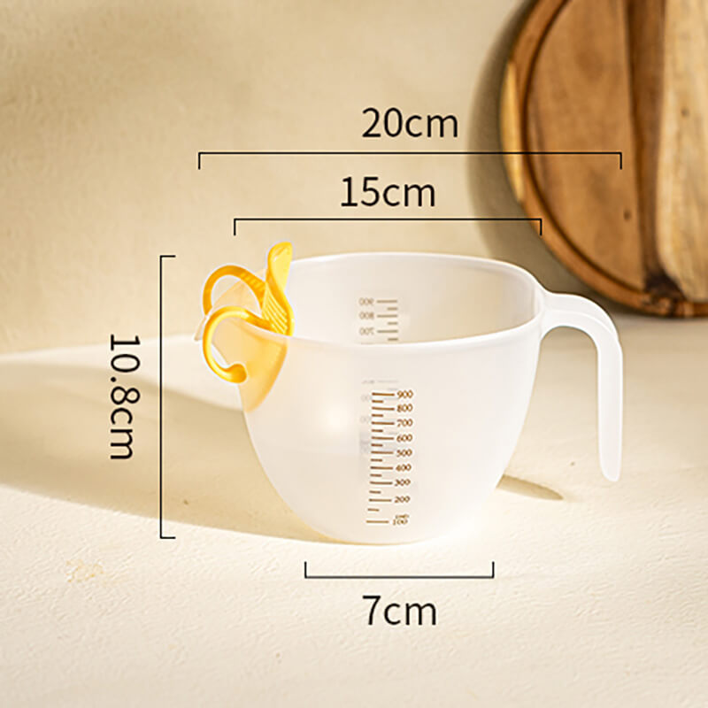 Lighteme 2-in-1-Messbecher mit Backfilter