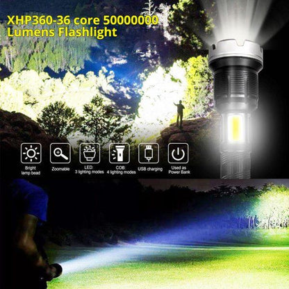 Lighteme Wiederaufladbare LED-Taschenlampe