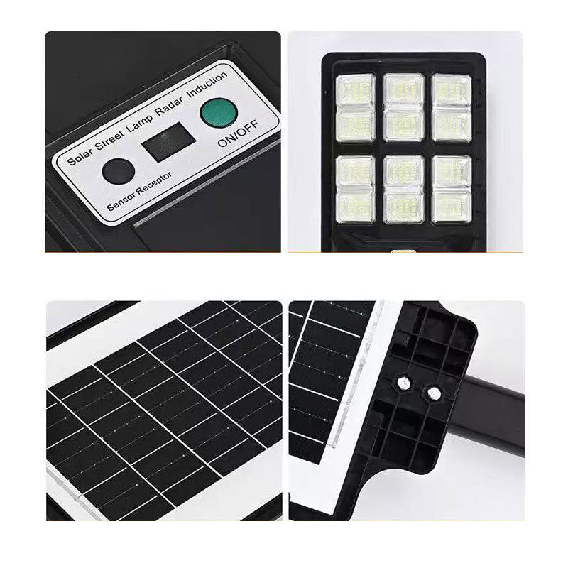 Lighteme 3000W Solar-Straßenlaterne, 180000 Lumen Dämmerung bis Morgengrauen Straßenlaternen Solarbetriebener Bewegungssensor