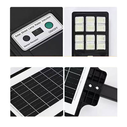 Lighteme 3000W Solar-Straßenlaterne, 180000 Lumen Dämmerung bis Morgengrauen Straßenlaternen Solarbetriebener Bewegungssensor