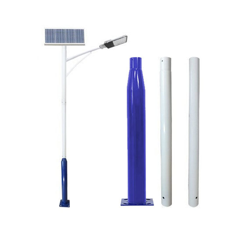 Lampadaire Lighteme de 6 m (20 pi) de qualité commerciale pour rue, stationnement et drapeau, aluminium + cage, paquet de 1
