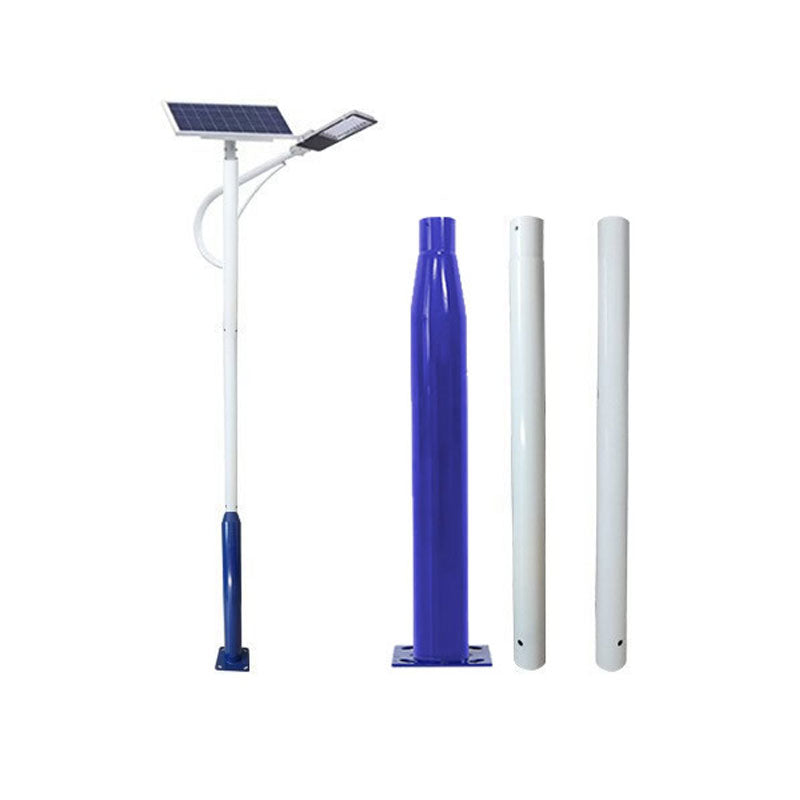 Lampadaire Lighteme de 6 m (20 pi) de qualité commerciale pour rue, stationnement et drapeau, aluminium + cage, paquet de 1