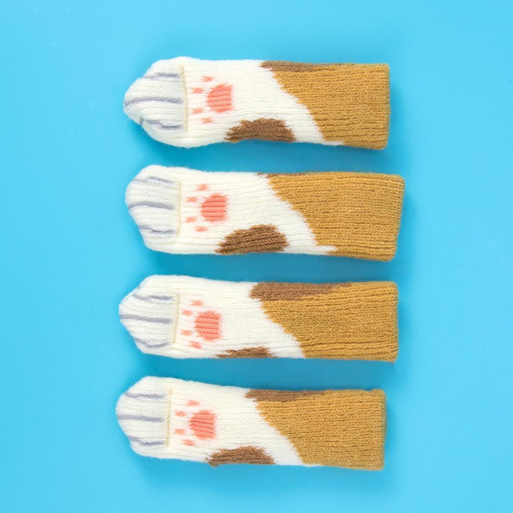 Lighteme Cat Socks Desk Chair Leg Protectors (4 colors)
