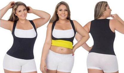 Débardeur sauna Lighteme grande taille - Abdominaux et taille amincissants 