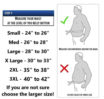 Ceinture de sudation à double sangle de compression Lighteme pour hommes - Brûlez la graisse du ventre !!